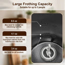 Electric Milk Frother and Steamer 6-in-1 Stainless Steel by LJGDeals
