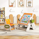 6-in-1 Multi-activity Children Table and Chair Set Folding Art Easel Set by LJGDeals