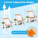 6-in-1 Multi-activity Children Table and Chair Set Folding Art Easel Set by LJGDeals