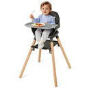 6-in-1 Baby High Chair with Removable Dishwasher and Safe Tray-White by LJGDeals