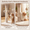 Floor-to-Ceiling Cat Tree with 6 Tiers and Hammock by DirectDeals
