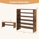 6-tier Shoe Rack with Anti-tipping Device for Entryway by LJGDeals