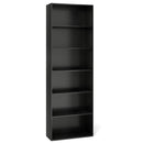 6-Tier Bookcase with 6 Open Shelves and Anti-Toppling Kits-White by DirectDeals