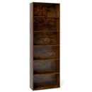 6-Tier Bookcase with 6 Open Shelves and Anti-Toppling Kits by LJGDeals