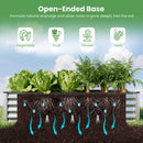 6 x 3 x 1 FT Galvanized Raised Garden Bed with Greenhouse Cover by LJGDeals