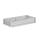 6 x 3 x 1 FT Galvanized Raised Garden Bed with Open-Ended Base by DirectDeals