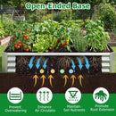 6 x 3 x 1 FT Galvanized Raised Garden Bed with Open-Ended Base by DirectDeals