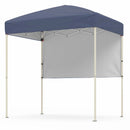 6 x 4 FT Pop-Up Canopy Tent with 1 Half Sidewall Easy Setup Folding Outdoor Sun Shelter by LJGDeals