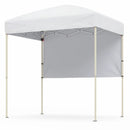 6 x 4 FT Pop-Up Canopy Tent with 1 Half Sidewall Easy Setup Folding Outdoor Sun Shelter by LJGDeals