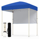 6 x 4 FT Pop-Up Canopy Tent with 1 Half Sidewall Easy Setup Folding Outdoor Sun Shelter by LJGDeals