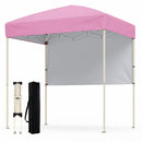 Pop-Up Canopy Tent 6x4 ft with Half Sidewall by LJGDeals