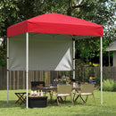 Pop-Up Canopy Tent 6x4 ft with Half Sidewall by LJGDeals