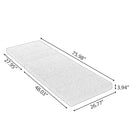 Outdoor Chaise Lounge Cushion Only, Water-Resistant Patio Lounge Chair Cushion With Removable Cover by HouseOfZazla