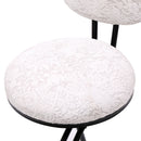 Round Print Bar Stools Upholstered Chairs For Kitchen (Set of 2) by HouseOfZazla