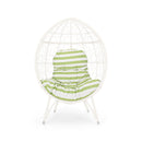 Cosmos - Round Hammered Iron Teardrop Chair by HouseOfZazla