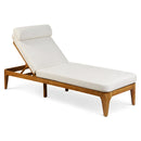 TOPMAX Acacia Wood Chaise Lounge by HouseOfZazla