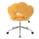 360Swivel Height Adjustable,Swivel Chair,Teddy fabric,home office chair