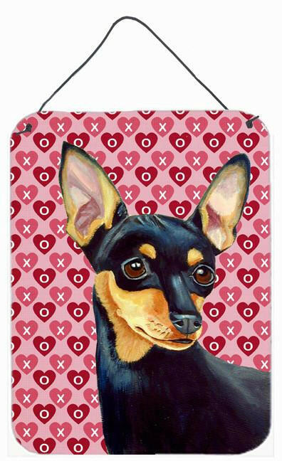 Min Pin Hearts Love and Valentine's Day Portrait Wall or Door Hanging Prints