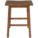 Rustic 3 Piece Stationary Kitchen Island Set With 2 Seatings, With 2 Open Shelves by HouseOfZazla