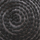 River Handcrafted Cylindrical Pouf in Water Resistant Fabric