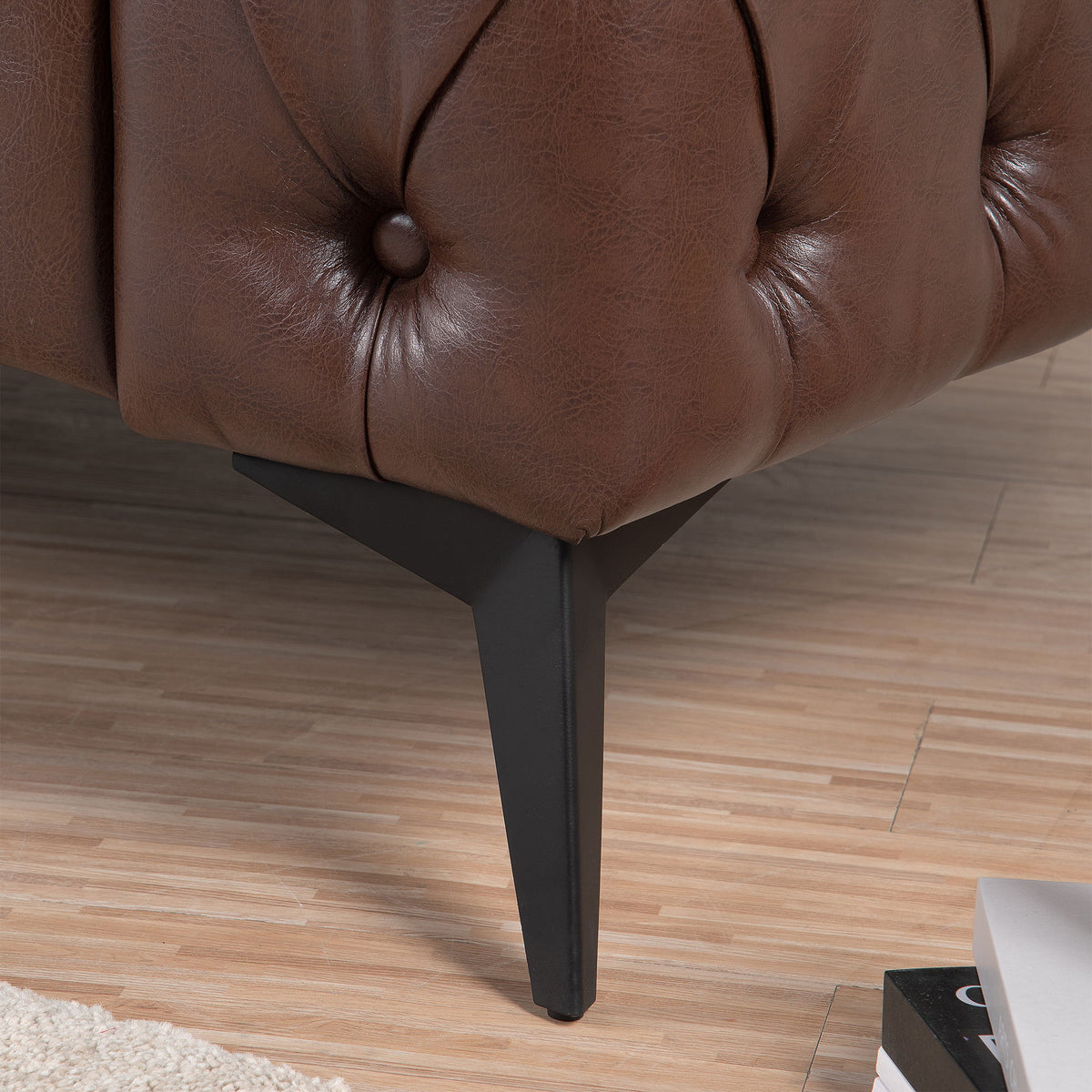 Square Arm Removable Cushion 3 Seater Sofa, photo 16 of 32