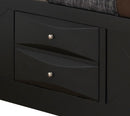 Modern Design Storage Bed With Bookcase Headboard by HouseOfZazla