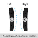 5 Pairs V Bike Brake Pads Road Mountain Bicycle V-Brake Blocks Set 70mm Non-Slip V Bicycle Stop Caliper W/ Hex Nuts and Spacers