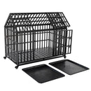 Heavy Duty Dog Crate Lockable Wheels