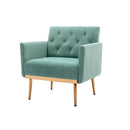 Accent Chair, leisure single sofa with Rose Golden feet