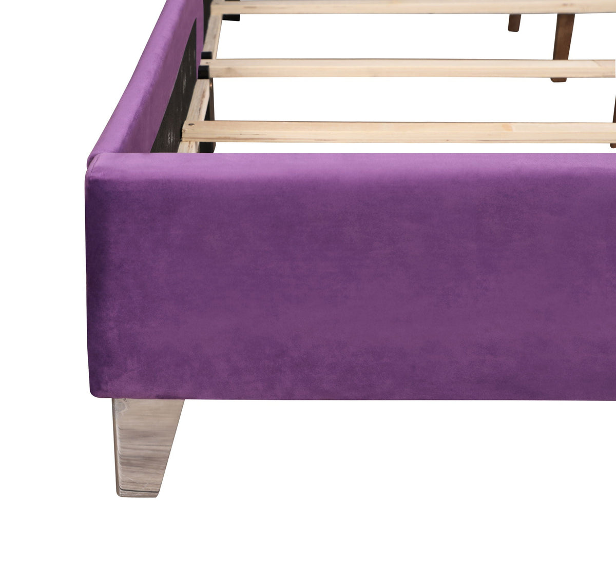 Upholstered Nailhead Trim Chic Bed, photo 24 of 40