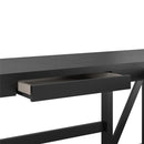 Crestwood - Lift Top L Desk - Black by HouseOfZazla
