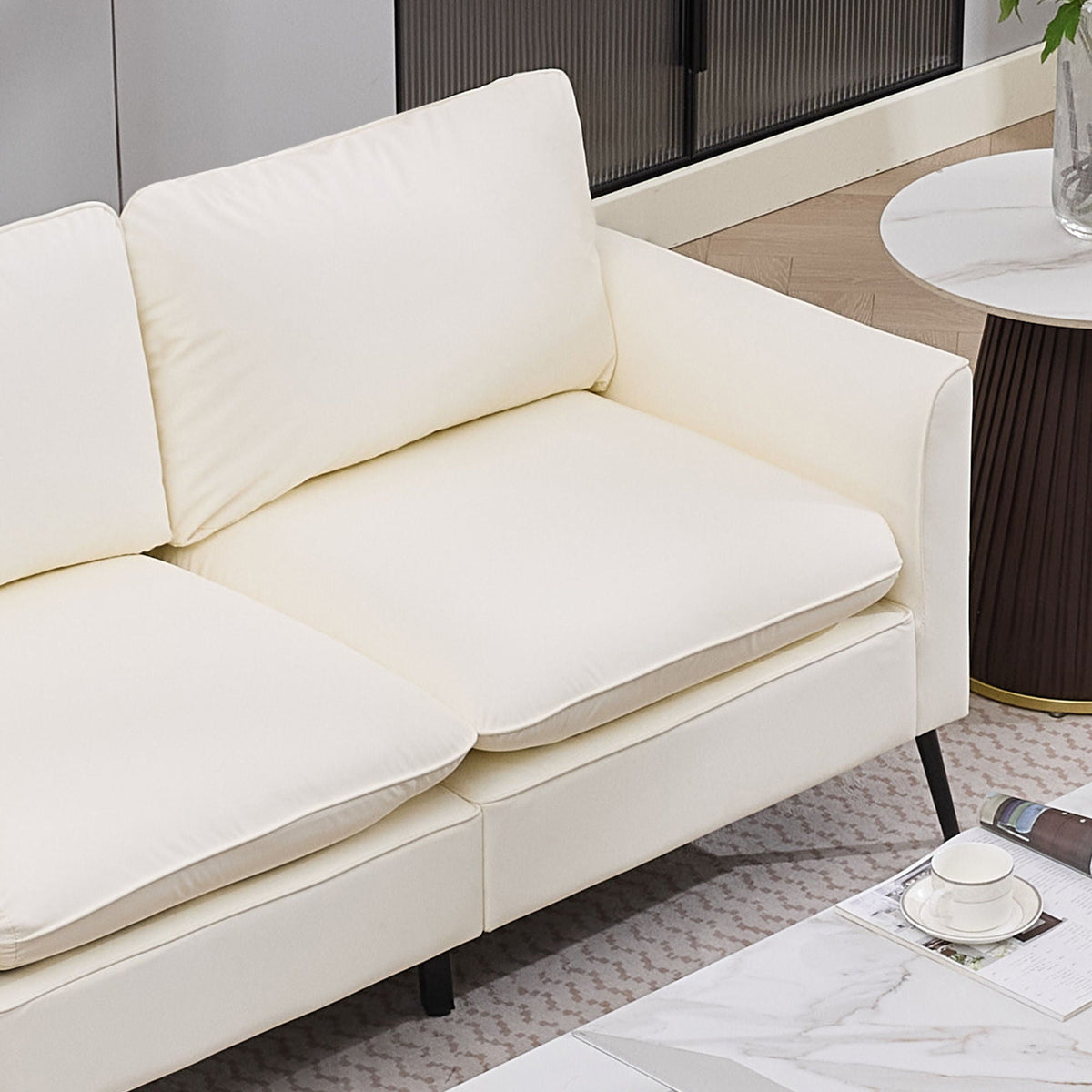 Upholstered Loveseat, For Living Room, photo 28 of 40