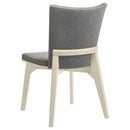 Jean - Upholstered Dining Side Chair (Set of 2) - Gray by HouseOfZazla