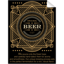 Generic Beer Self Adhesive Bottle Label