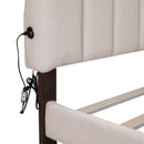 Upholstered Platform Bed With Drawer by HouseOfZazla