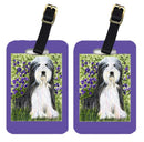 Bearded Collie Luggage Tag