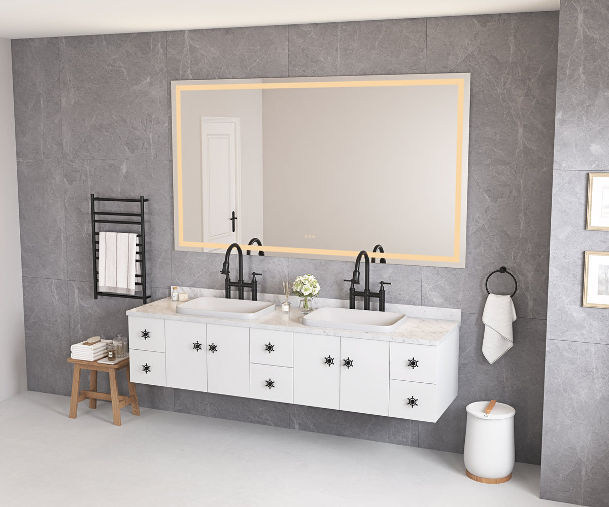 84 x 48 Inch LED Bathroom Mirror, photo 2 of 9