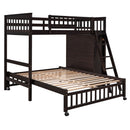 Bunk Bed With 6 Drawers And Flexible Shelves, Bottom Bed With Wheels by HouseOfZazla