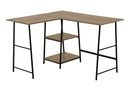 Computer Desk, Home Office, Corner, Storage Shelves, L Shape, Work, Laptop, Contemporary, Modern by Unique Piece Furniture