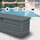 260 Gallon Metal Outdoor Deck Box