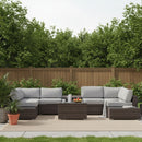 Wicker Sectional Seating Group With Cushions by Unique Piece Furniture