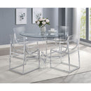 Hartsell - Dining Side Chair (Set of 2) - Chrome by HouseOfZazla