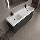 Freestanding Bathroom Vanity With Resin Sink And Storage Cabinet by HouseOfZazla