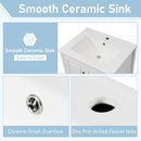 Retro Bathroom Vanity With Sink, Soft Closing Cabinet & Drawers