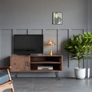 Simple, Modern, Vintage Reclaimed Wood TV Stand Media Table For Living Room - Natural by HouseOfZazla