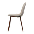 Elegant Dining Chair Set With Fabric by HouseOfZazla