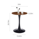Round Dining Table With Tulip Style Base by HouseOfZazla