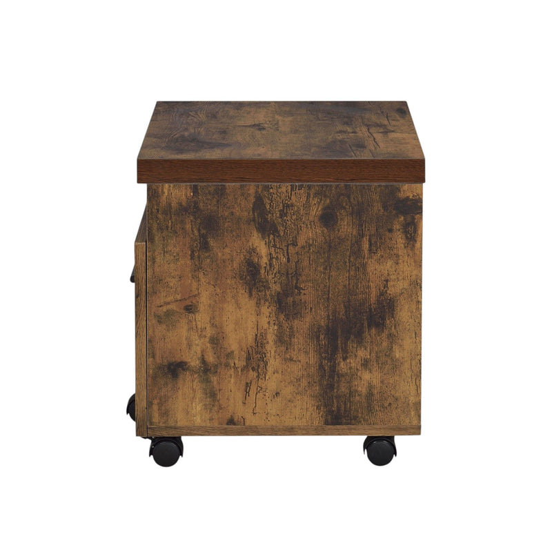 Bob - File Cabinet - Weathered Oak / Black, photo 4 of 6