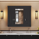 Wall Mounted Bathroom Cabinet With Mirror And 5 Shelves by HouseOfZazla
