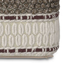 Grady - Handcrafted Square Pouf by HouseOfZazla